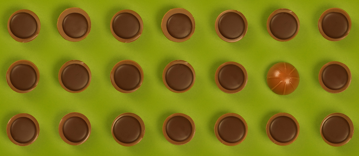 Toffifee — a hazelnut in caramel with creamy nougat and chocolate
